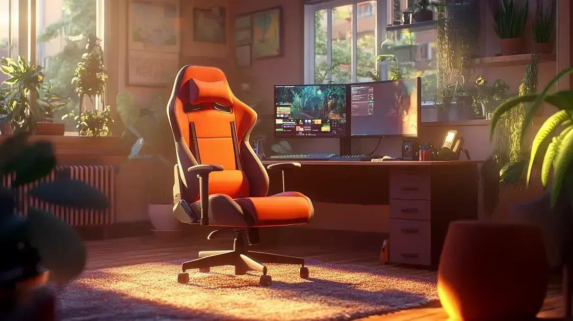 Importância do conforto na escolha da cadeira gamer