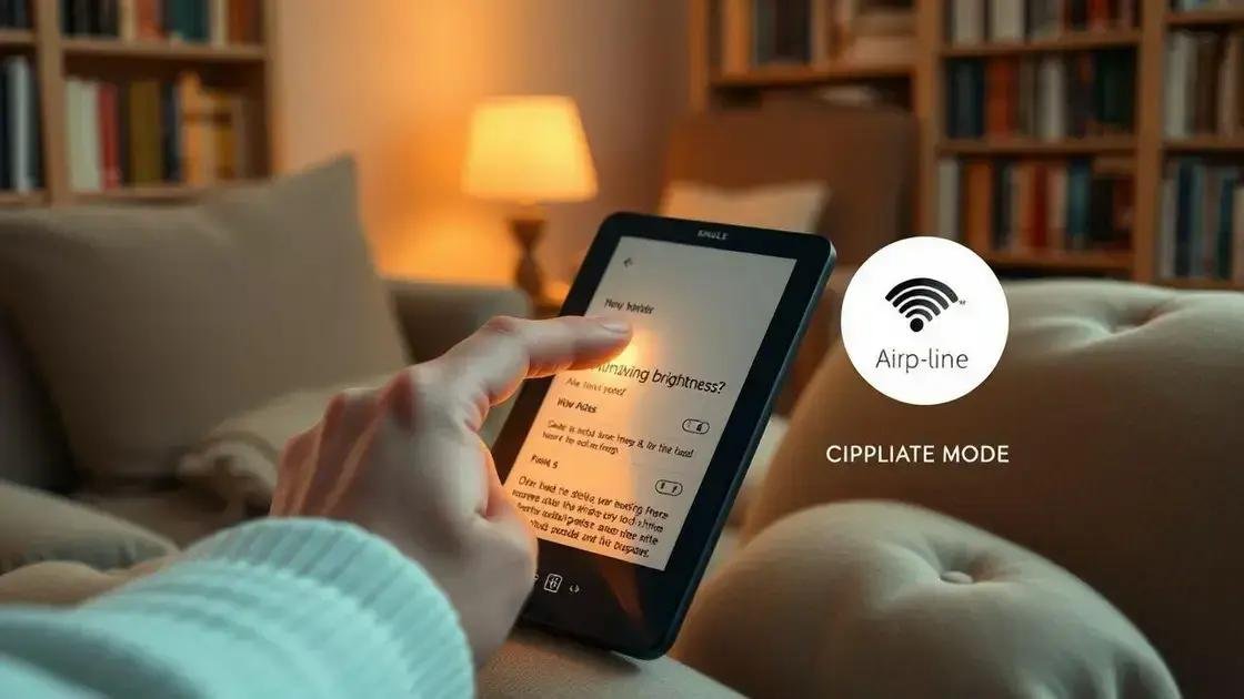 Ajustes básicos: Brilho, Wi-Fi, Airplane Mode Ajustes básicos: Brilho, Wi-Fi, Airplane Mode