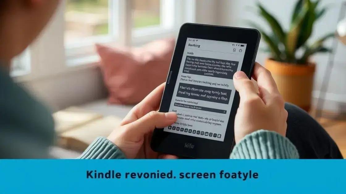  Ajustes de leitura: Brilho, fonte, margens