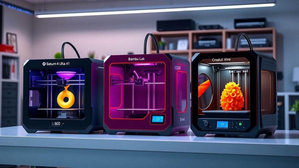As 3 Melhores Impressoras 3D de 2024: ELEGOO Saturn 4 Ultra, Bambu Lab A1 e Creality Ender 3 V3 SE