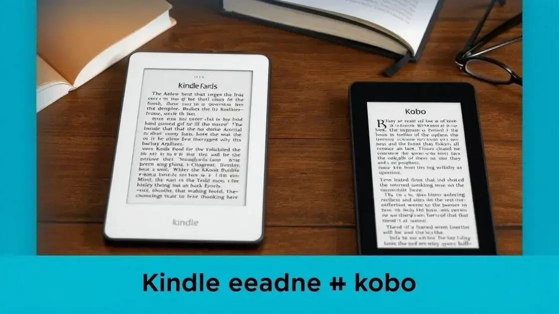 O que é Kindle? O que é Kobo?