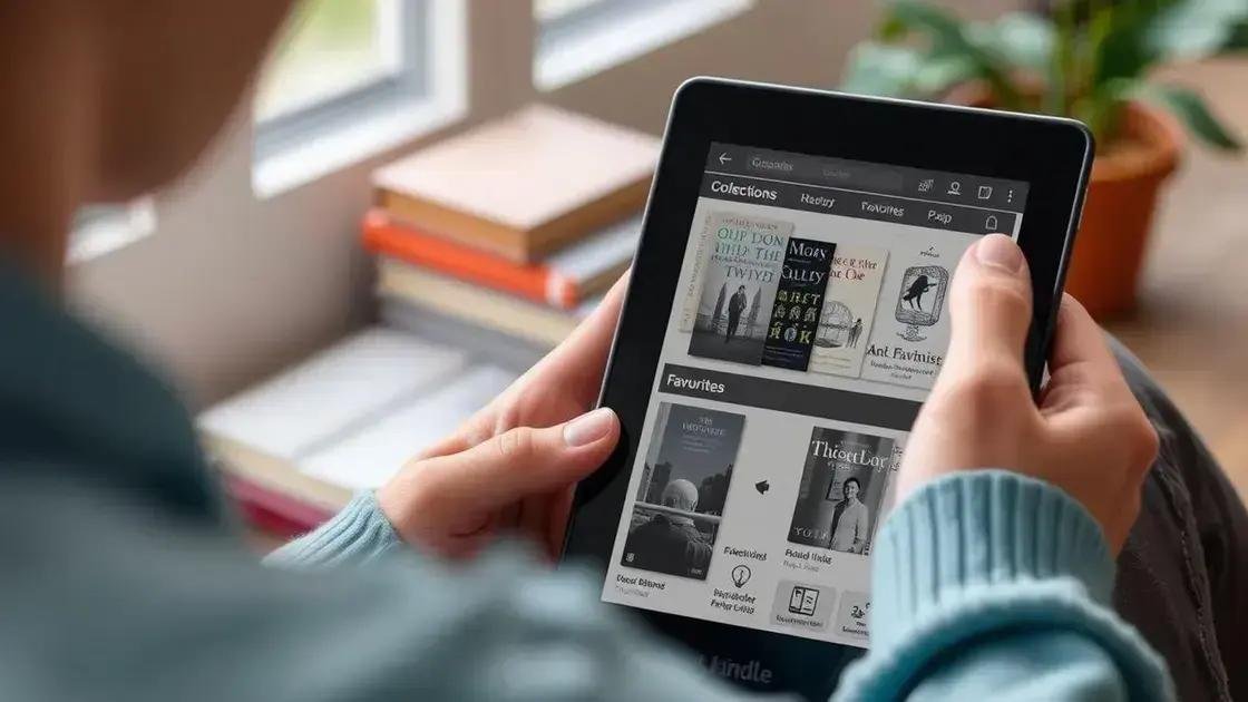  Organização: Coleções, favoritos